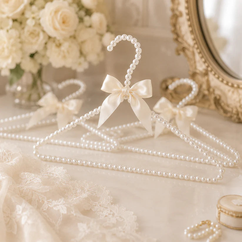 Luxury Pearl Hangers Full Size Elegant Clothes