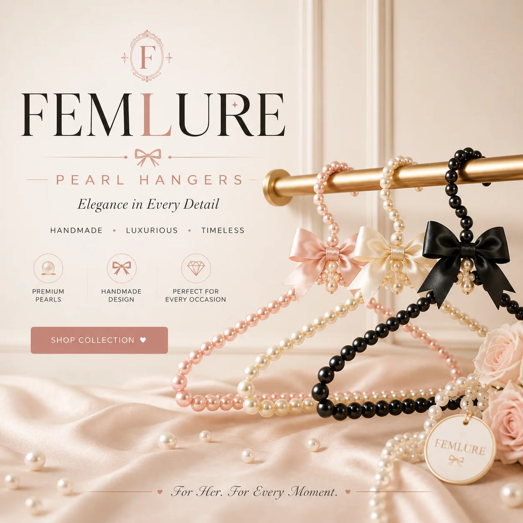 Luxury Pearl Hangers Full Size Elegant Clothes